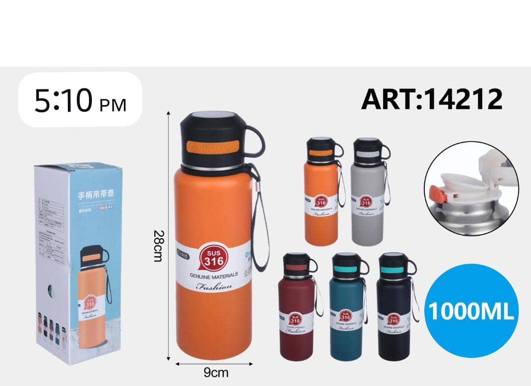 Bouteille thermos en acier inoxydable de 1L  ( 1000ml)